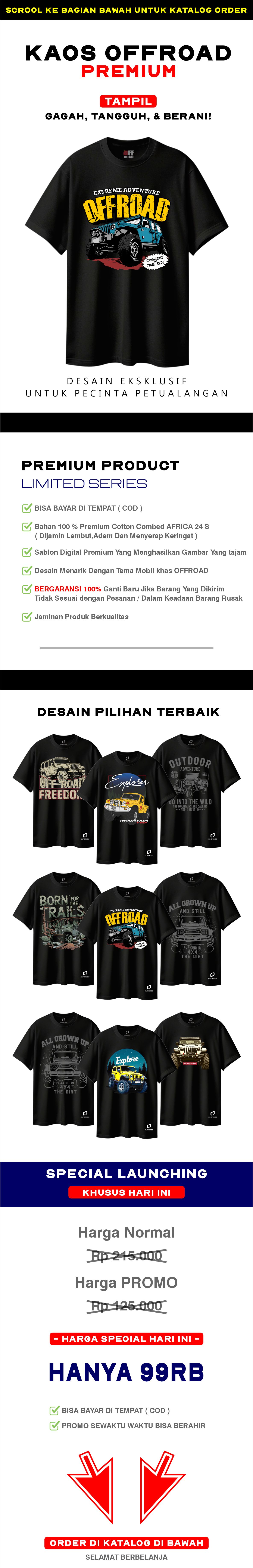 Kaos Offroad Murah